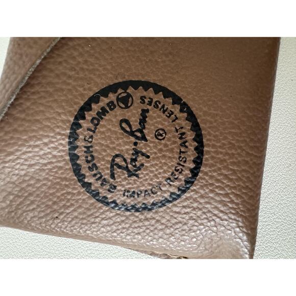 Vintage Ray-Ban Sunglasses Cases Brown Lot Of 2 Bausch & Lomb Luxottica - Picture 12 of 13